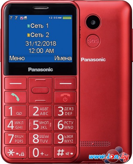 Мобильный телефон Panasonic KX-TU150RU (красный) в Могилёве