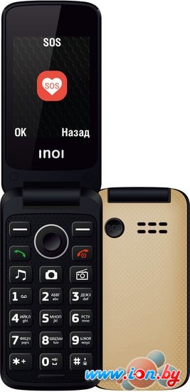 Мобильный телефон Inoi 247B (золотистый) в Могилёве