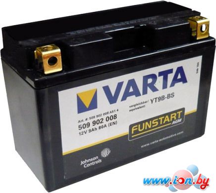 Мотоциклетный аккумулятор Varta YT9B-4, YT9B-BS 509 902 008 (9 А/ч) в Гомеле