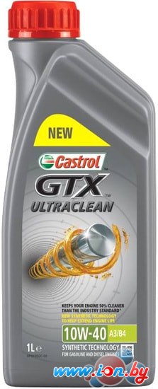 Моторное масло Castrol GTX Ultraclean 10W-40 A3/B4 1л в Бресте