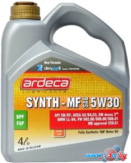 Моторное масло Ardeca SYNTH-MF 5W-30 4л в Гомеле