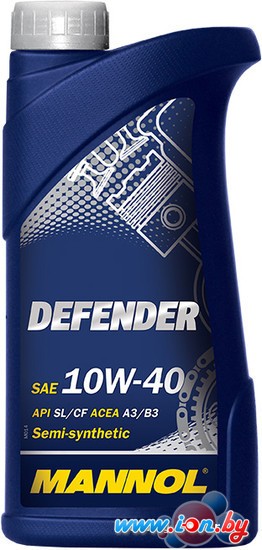 Моторное масло Mannol DEFENDER STAHLSYNT 10W-40 API SL/CF 1л в Могилёве