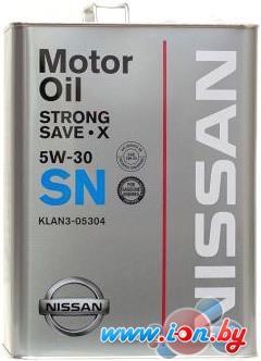 Моторное масло Nissan Strong Save X 5W-30 SN (KLAN3-05304) 4л в Бресте