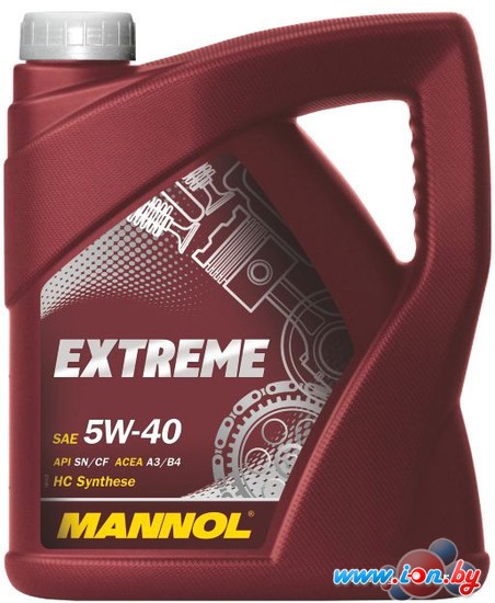 Моторное масло Mannol EXTREME 5W-40 5л в Бресте