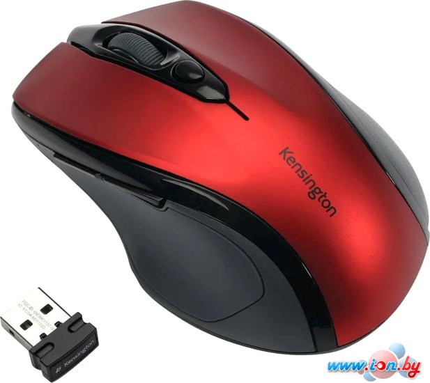 Мышь Kensington Pro Fit Mid-Size Wireless (красный) в Гомеле