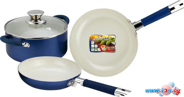 Набор сковород Vitesse VS-2238 (синий) в Гомеле
