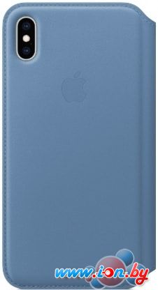 Чехол Apple Leather Folio для iPhone XS Max (василек) в Витебске