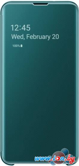 Чехол Samsung Clear View Cover для Samsung Galaxy S10e (зеленый) в Бресте