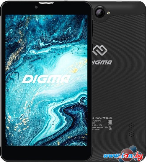 Планшет Digma Plane 7594 PS7210PG 16GB 3G (черный) в Гродно