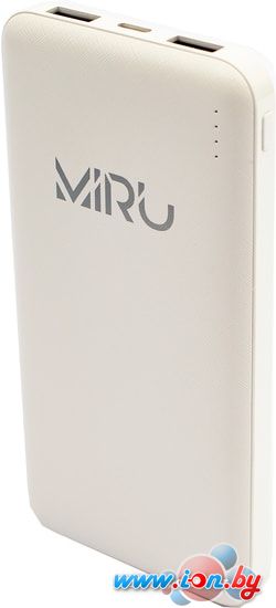 Портативное зарядное устройство Miru 3001 (белый) в Могилёве