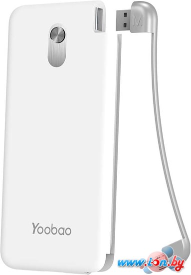 Портативное зарядное устройство Yoobao S10K microUSB (белый) в Гомеле