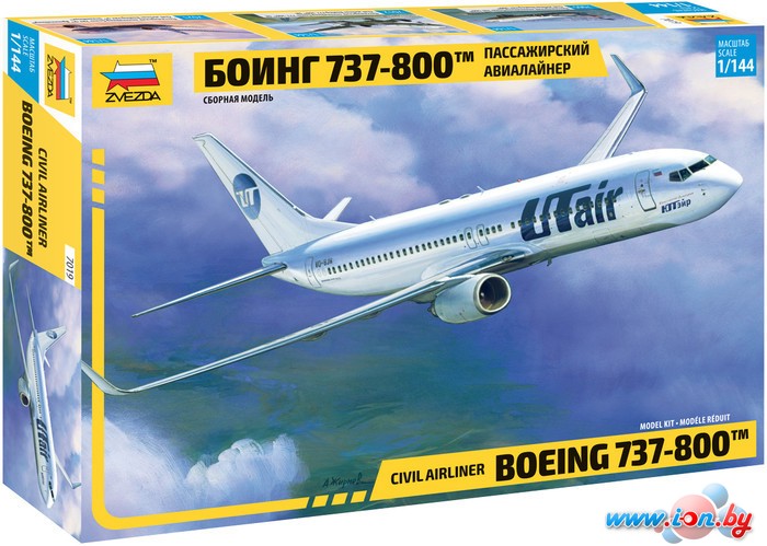 Сборная модель Звезда Пассажирский авиалайнер Боинг 737-800 в Гродно