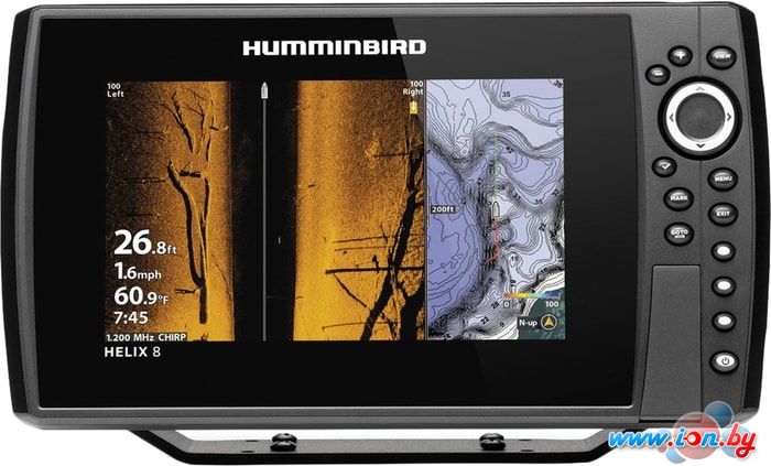 Эхолот-картплоттер Humminbird Helix 8x Chirp Mega SI+ GPS G3N в Витебске
