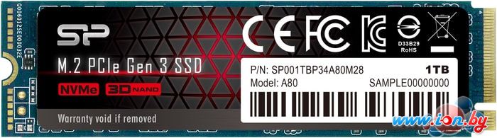 SSD Silicon-Power P34A80 1TB SP001TBP34A80M28 в Минске