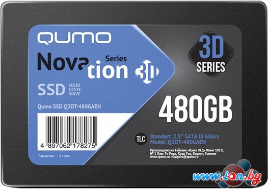 SSD QUMO Novation 3D 480GB Q3DT-480GAEN в Могилёве