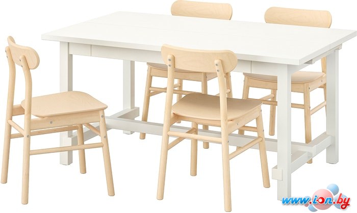 Комплект столовой мебели Ikea Нордвикен/Реннинге 493.051.70 в Гомеле