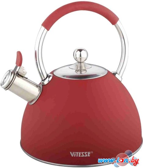 Чайник со свистком Vitesse VS-1130 (красный) в Могилёве