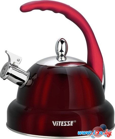 Чайник со свистком Vitesse VS-1117 (красный) в Могилёве