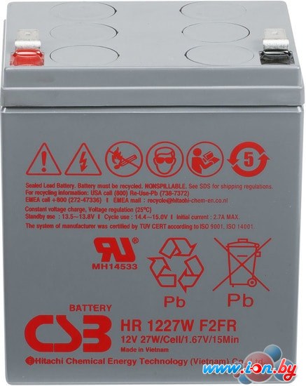 Аккумулятор для ИБП CSB HR1227W F2 (12В/6.5 А·ч) в Гродно