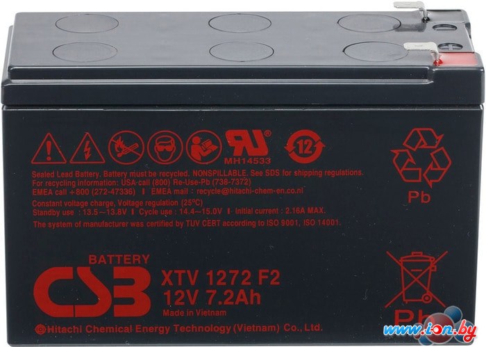 Аккумулятор для ИБП CSB XTV1272 (12В/7.2 А·ч) в Бресте