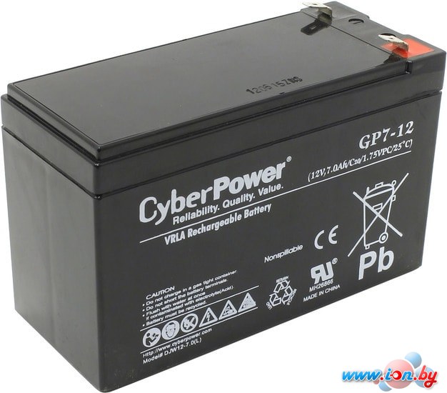 Аккумулятор для ИБП CyberPower DJW12-7.0 (12В/7 А·ч) в Минске