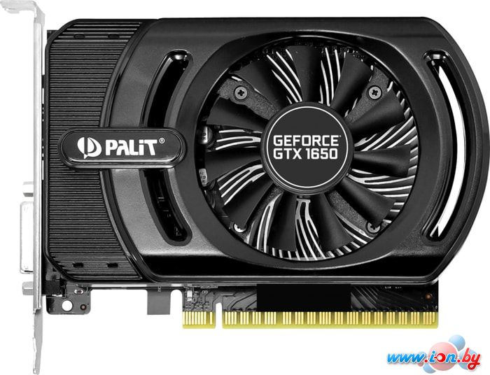 Видеокарта Palit GeForce GTX 1650 StormX OC 4GB GDDR5 NE51650S06G1-1170F в Могилёве