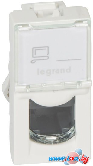 Розетка компьютерная Legrand Mosaic 076551 (белый) в Гомеле