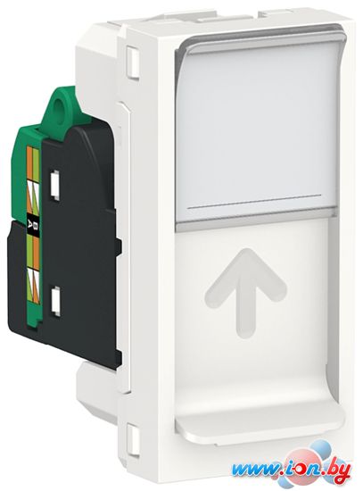 Розетка компьютерная Schneider Electric NU341018, белый в Могилёве