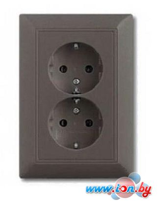 Розетка ABB Basic 55 2014-0-1477 (шато-черный) в Могилёве