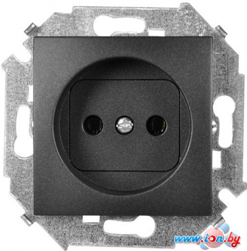 Розетка Simon 15 1591431-038 (графит) в Могилёве