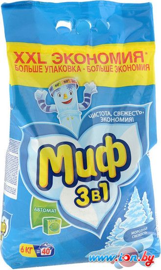 Стиральный порошок МИФ 3 в 1 Морозная свежесть (6 кг) в Могилёве