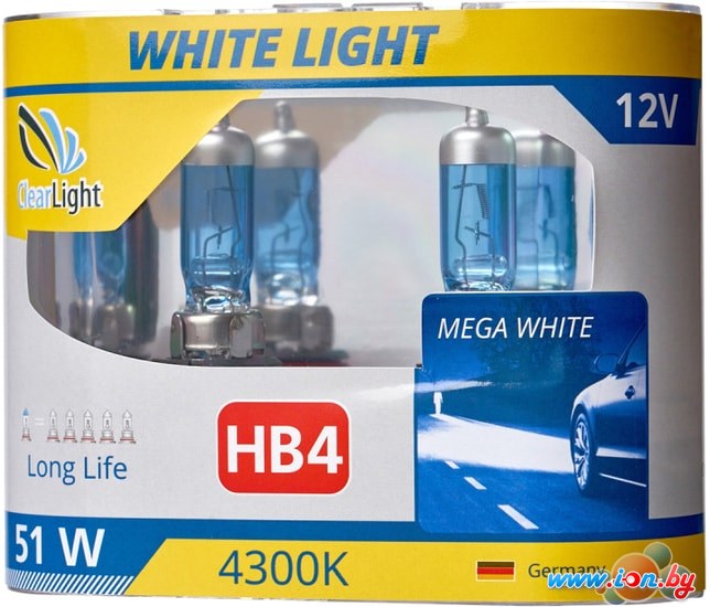 Галогенная лампа Clear Light White Light HB4 2шт в Бресте