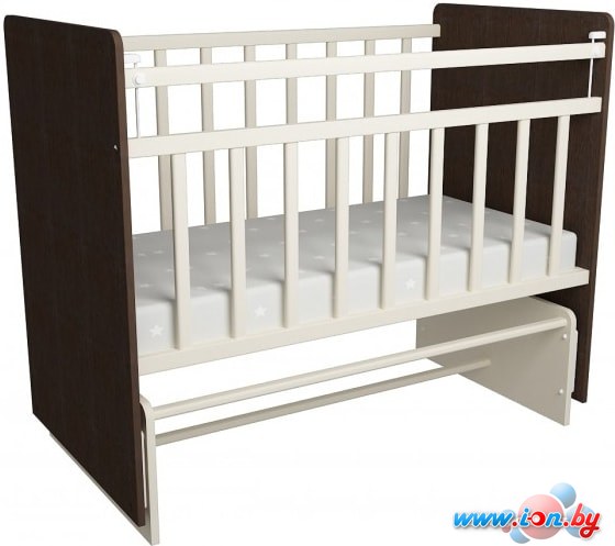 Классическая детская кроватка ФА-Мебель Дарья 2 (венге/слоновая кость) в Гомеле