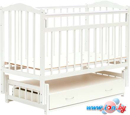 Классическая детская кроватка Bambini М.01.10.10 (белый) в Гомеле