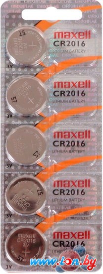 Батарейки Maxell CR2016 5 шт в Минске