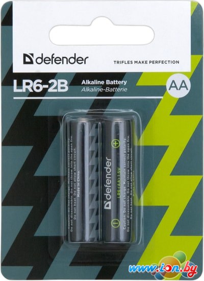Батарейки Defender AA 2 шт LR6-2B в Бресте