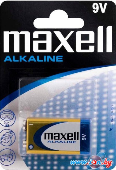 Батарейки Maxell Alkaline 9V 6LR61 (в блистере) в Бресте