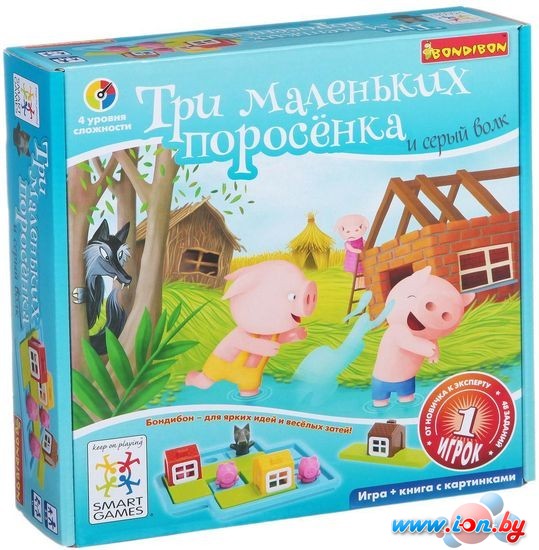 Настольная игра Bondibon Три маленьких поросенка [ВВ1355] в Гомеле