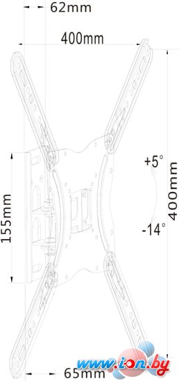 Кронштейн MasterKron PLA27-440 в Гомеле