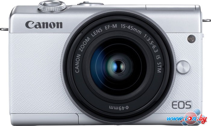 Беззеркальный фотоаппарат Canon EOS M200 Kit 15-45mm (серебристый) в Бресте