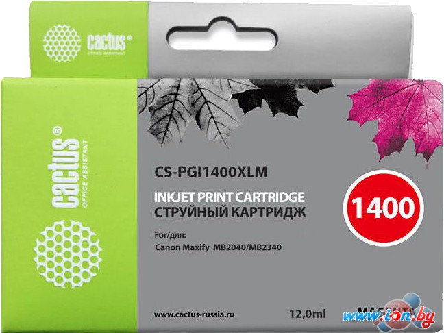 Картридж CACTUS CS-PGI1400XLM (аналог Canon PGI-1400XL M) в Могилёве