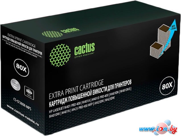 Картридж CACTUS CS-CF280X-MPS (аналог HP CF280X) в Бресте