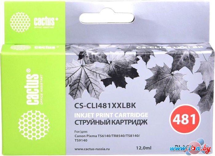 Картридж CACTUS CS-CLI481XXLBK (аналог Canon CLI-481XXL BK) в Бресте