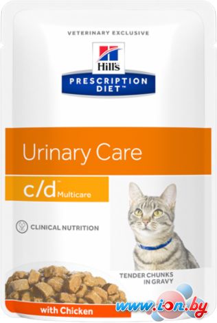 Корм для кошек Hills Prescription Diet c/d Multicare Feline with Chicken 0.085 кг в Бресте