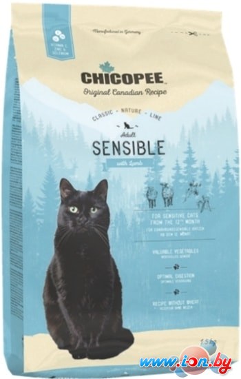 Корм для кошек Chicopee CNL Sensible 15 кг в Бресте