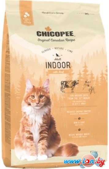 Корм для кошек Chicopee CNL Indoor 15 кг в Могилёве