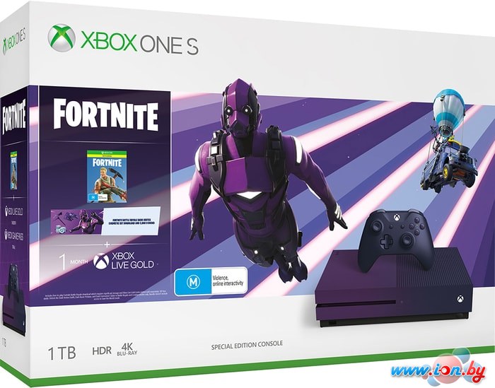 Игровая приставка Microsoft Xbox One S 1TB Fortnite Battle Royale Special Edition в Бресте