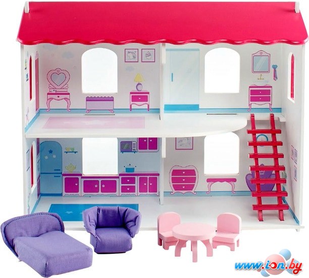 Кукольный домик Paremo Виктория с интерьером и мебелью PD218-04 в Гомеле