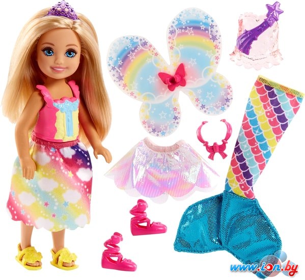Кукла Barbie Dreamtopia Fairytale Dress-Up Assortment FJD00 в Гомеле