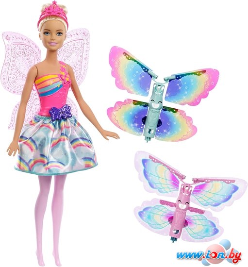 Кукла Barbie Dreamtopia Flying Wings Fairy Doll FRB08 в Минске
